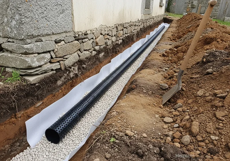 Drainage périphérique à Brest